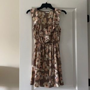 Grey Floral Dress